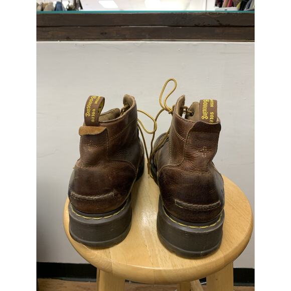 Dr. Martens Aiken Brown Leather Moc Toe Boot Lace Up Men’s Size US 13M AW004 main image 5